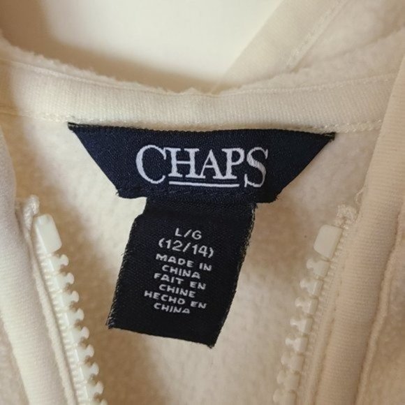Chaps Hooded Fleece Vest Girls Size‎ 12 14 Years - Picture 4 of 5